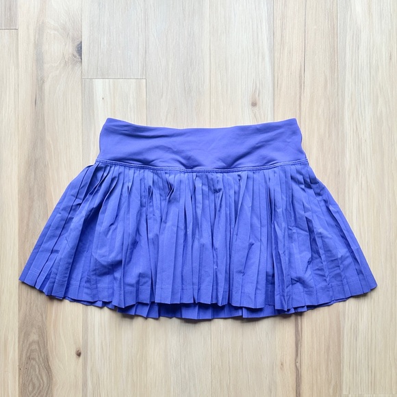 lululemon athletica Pants - Lululemon Pleat To Street Skirt II Iris Flower Purple Sz 2 Pleated Tennis Sport